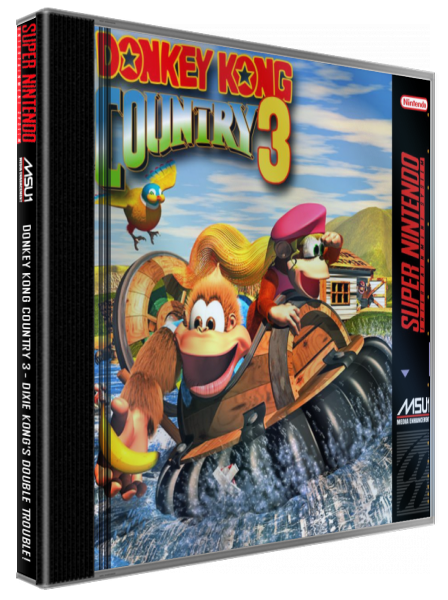 Donkey Kong Country 3 : Dixie Kong's Double Trouble! — box-3D (US)