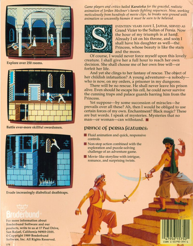 Prince Of Persia — box-2D-back (US)