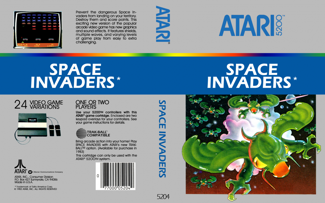Space Invaders — box-texture (US)