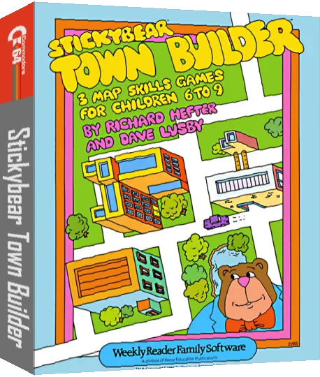 Stickybear Town Builder — box-3D (US)