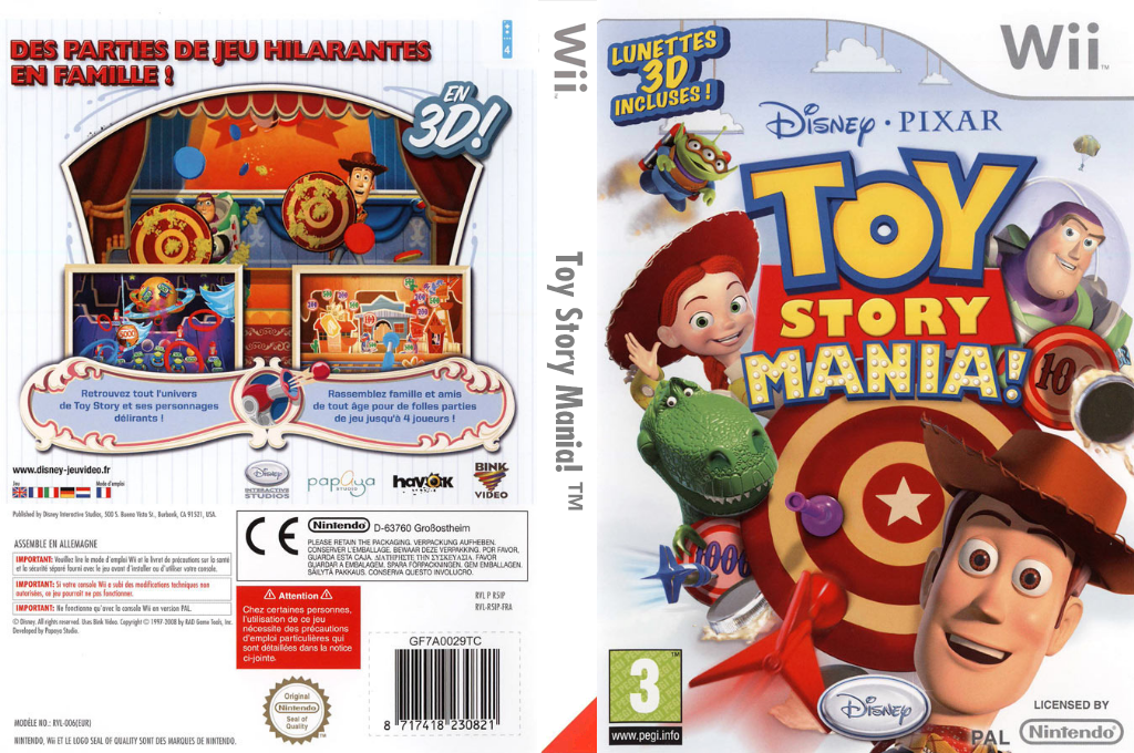 Toy Story Mania! — box-texture (FR)