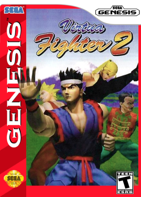 Virtua Fighter 2 box art