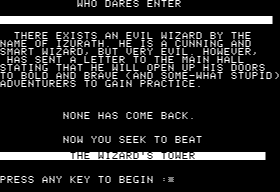 Eamon 179 - The Wizard's Tower — ss (WOR)