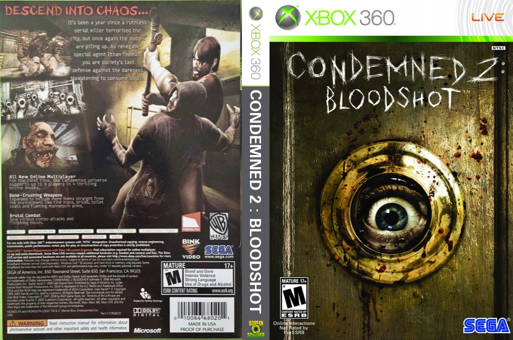 Condemned 2 - Bloodshot — box-texture (US)