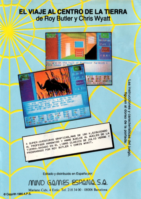 Journey To The Centre Of The Earth — box-2D-back (SP)