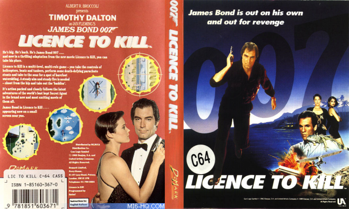 007 - Licence To Kill — box-texture (EU)