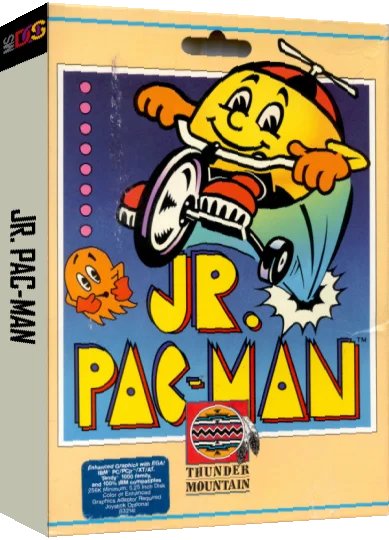 Jr. Pac-man — box-3D (US)