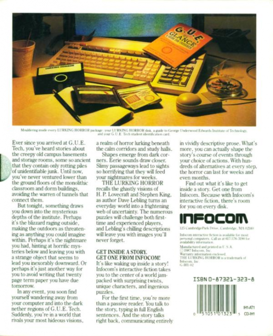 Lurking Horror, The — box-2D-back (US)