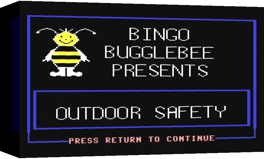Bingo Bugglebee Presents : Outdoor Safety — box-3D (WOR)