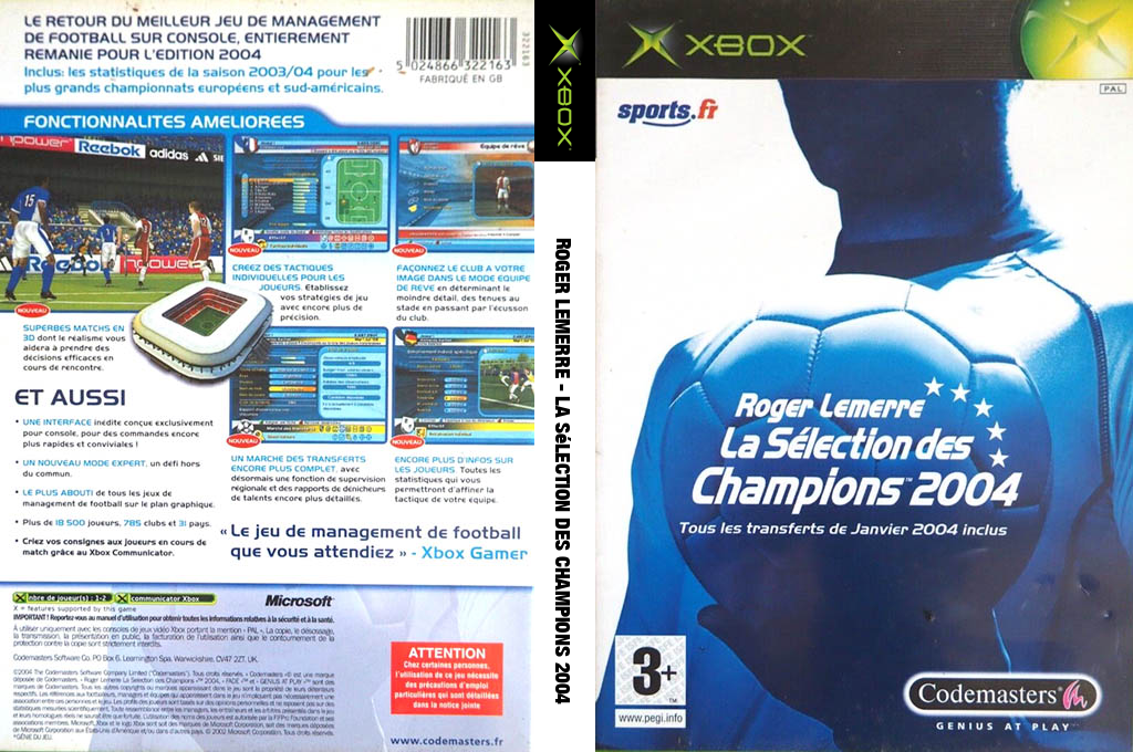 Roger Lemerre - La Selection des Champions 2004 — box-texture (FR)