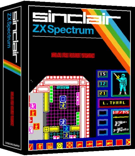 Solar Fire DeLuxe Version — box-3D (SS)