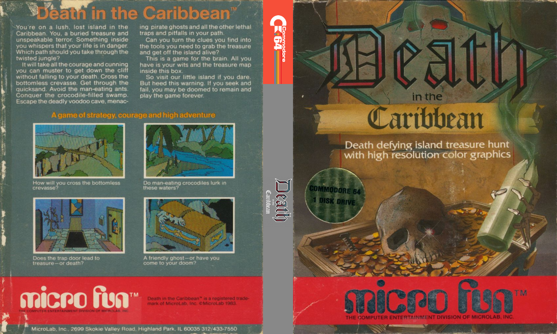 Death in the Caribbean — box-texture (US)