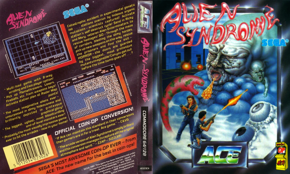 Alien Syndrome — box-texture (EU)