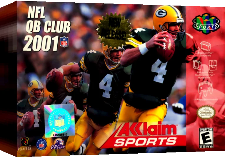 NFL QB Club 2001 — box-3D (US)