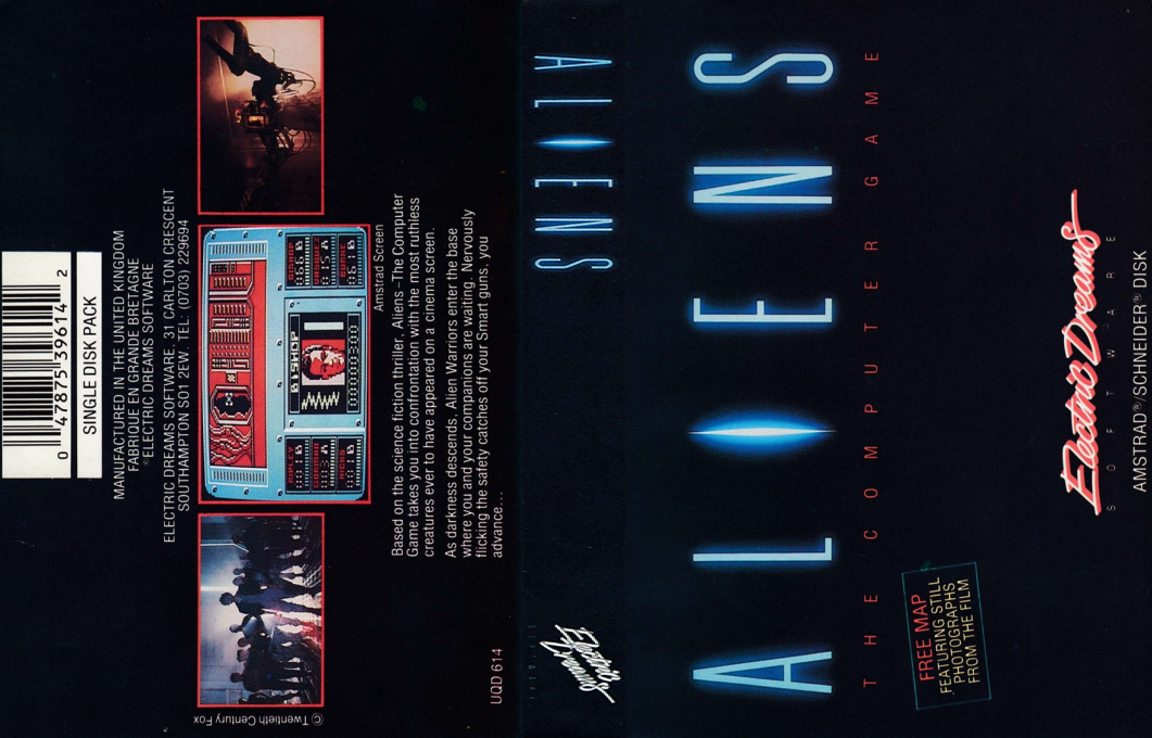 Aliens - The Computer Game — box-texture (EU)