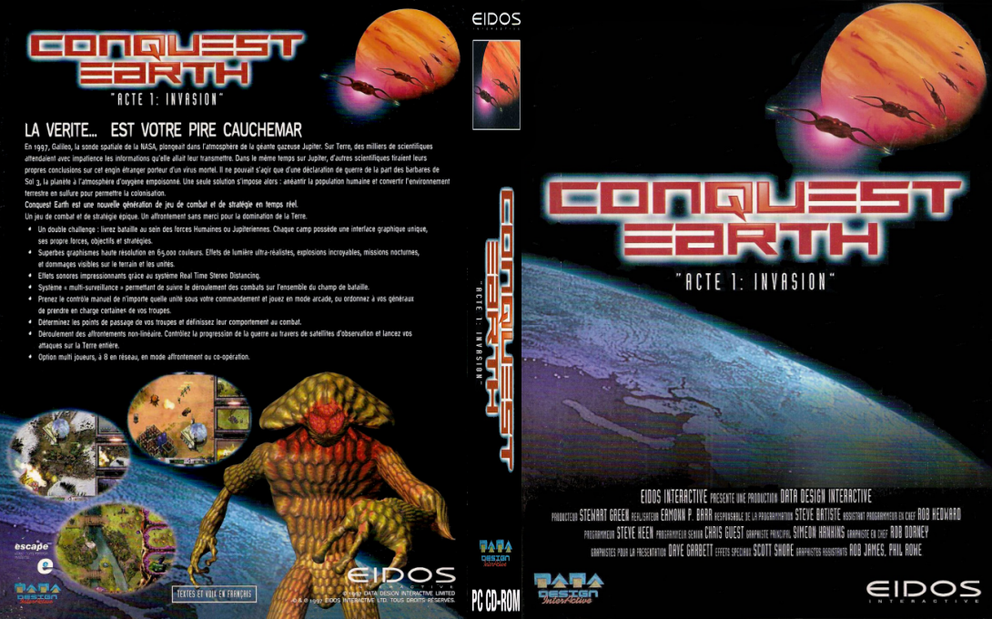 Conquest Earth - First Encounter — box-texture (FR)