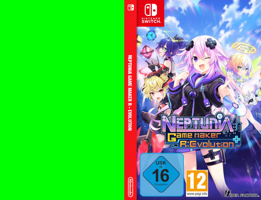 Neptunia Game Maker R - Evolution — box-texture (DE)