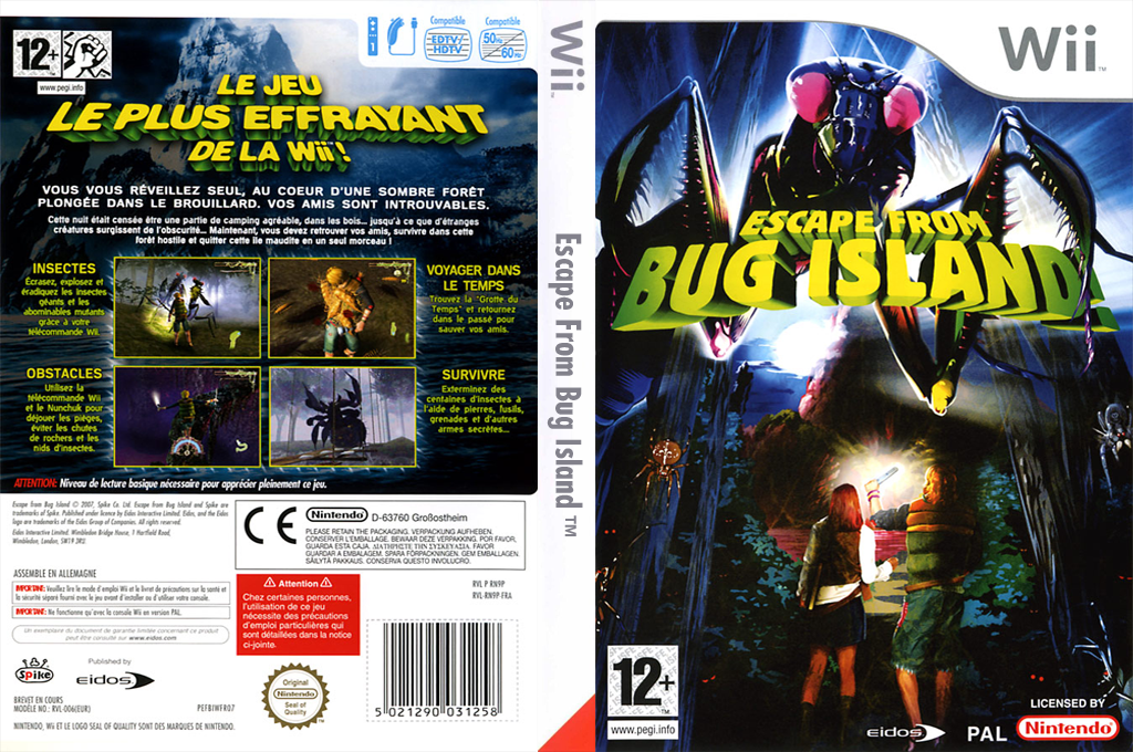 Escape from Bug Island — box-texture (FR)