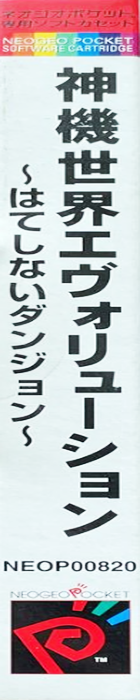 Shinki Sekai Evolution - Hateshinai Dungeon — box-2D-side (JP)