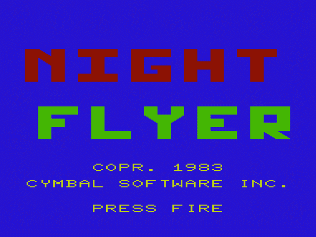 Night Flyer — sstitle (WOR)