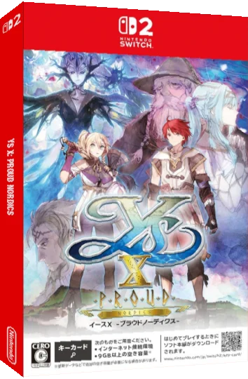 Ys X - Proud Nordics — box-3D (JP)