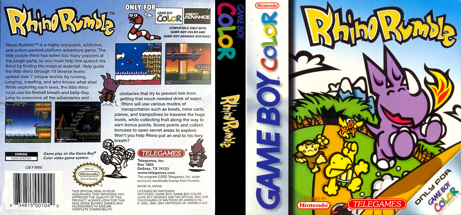 Rhino Rumble — box-texture (US)