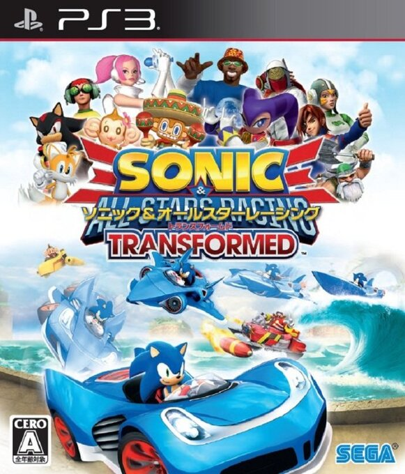 Sonic & All-Stars Racing Transformed — box-2D (JP)