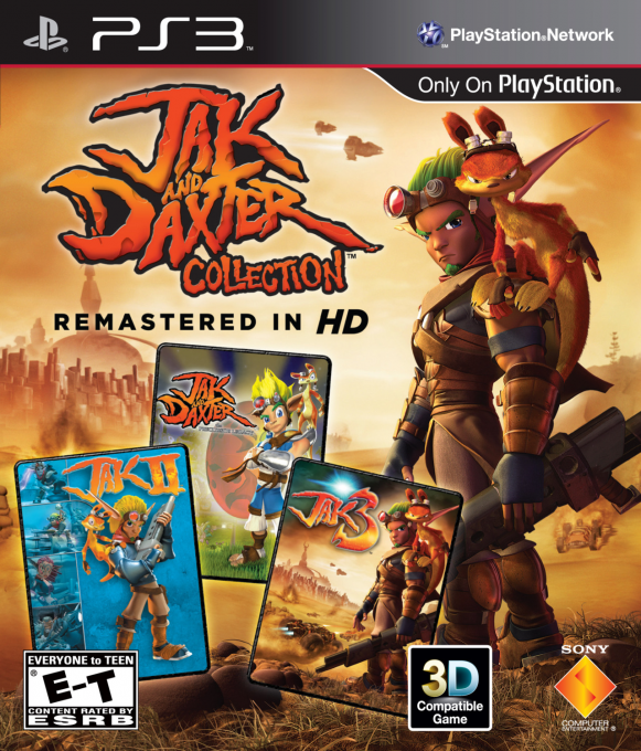 Jak and Daxter Trilogy, The box art