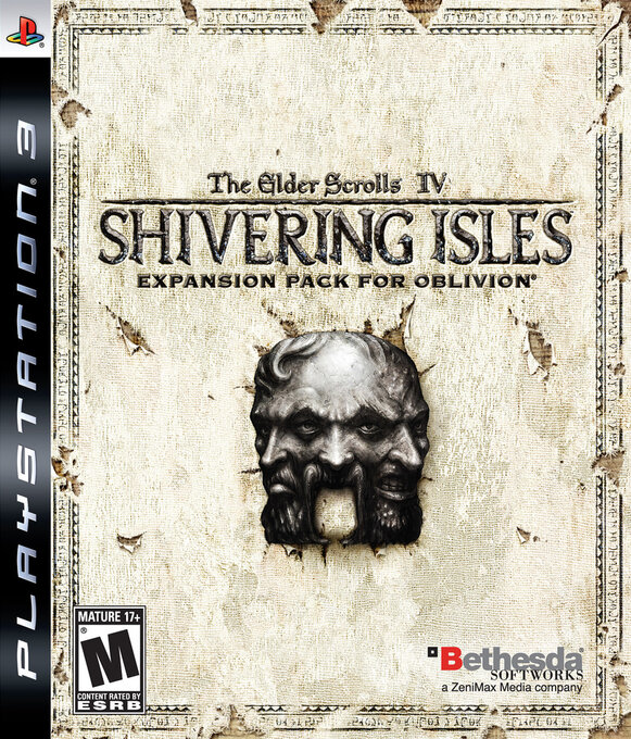 Elder Scrolls 4 - Oblivion - Shivering Isles, The box art