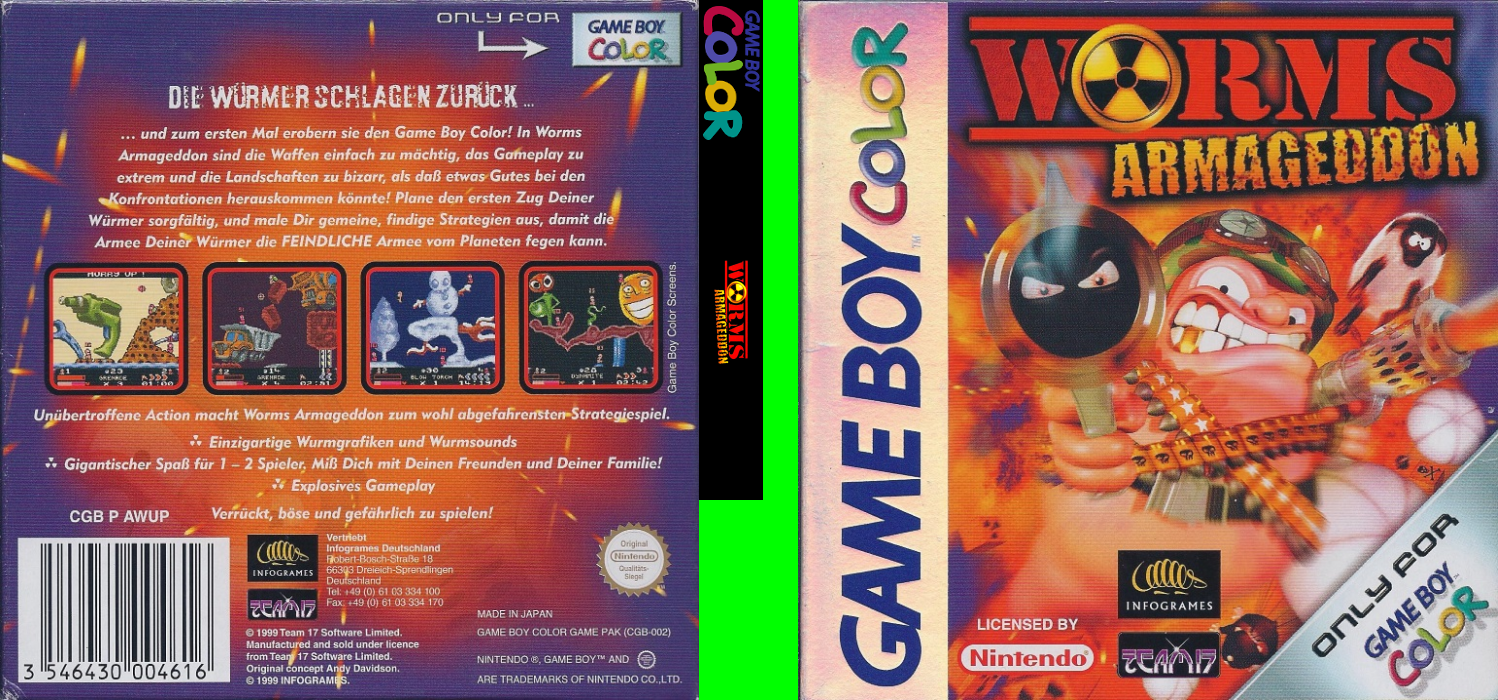 Worms Armageddon — box-texture (DE)