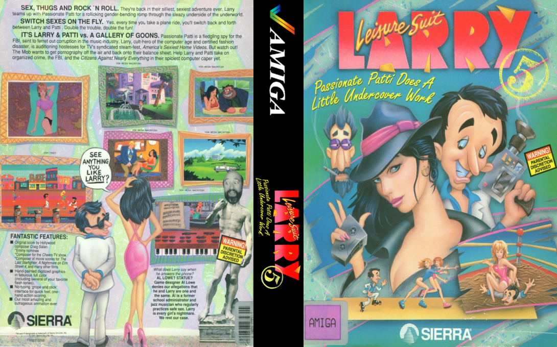 Leisure Suit Larry 5 - Passionate Patti Does a Little Undercover Work — box-texture (WOR)