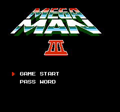 Mega Man 3 — sstitle (WOR)