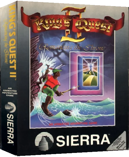 King's Quest 2 - Romancing the Throne — box-3D (US)