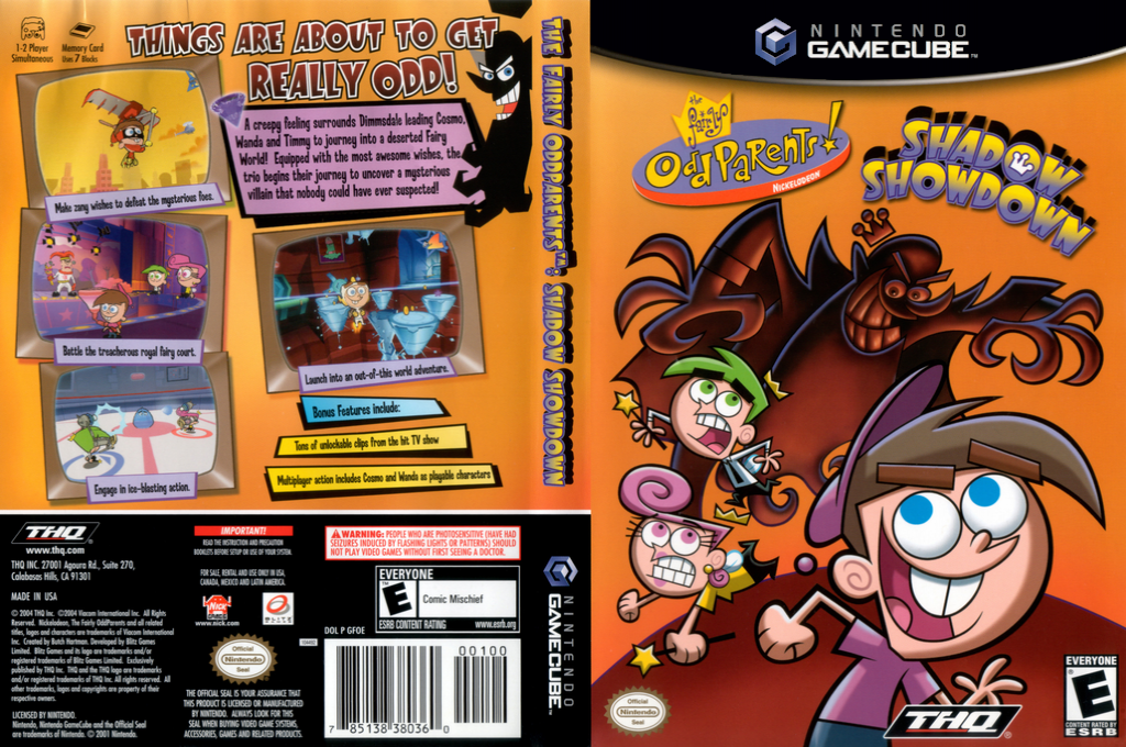 Fairly OddParents, The - Shadow Showdown — box-texture (US)