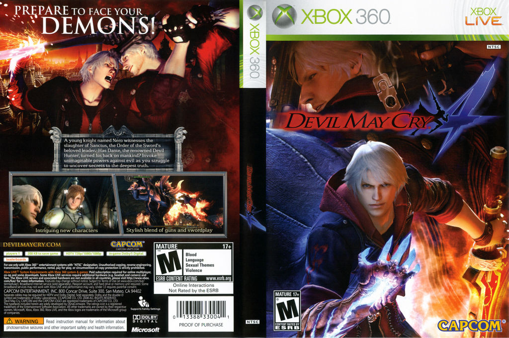 Devil May Cry 4 — box-texture (US)