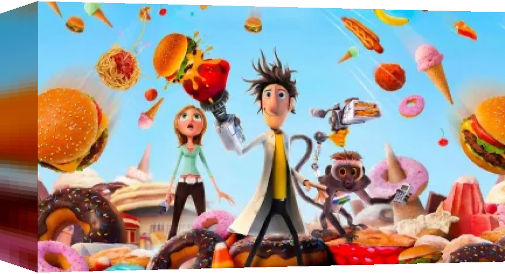 Cloudy with a Chance of Meatballs — box-3D (WOR)