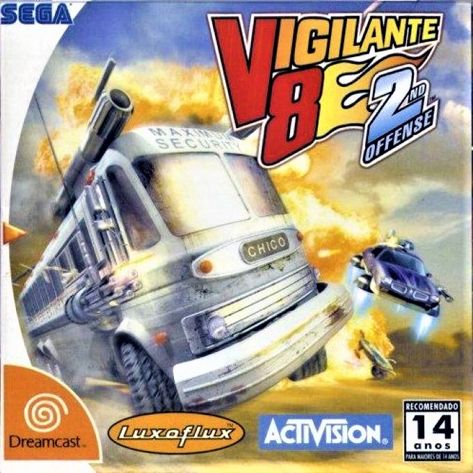 Vigilante 8 - 2nd Battle — box-2D (BR)
