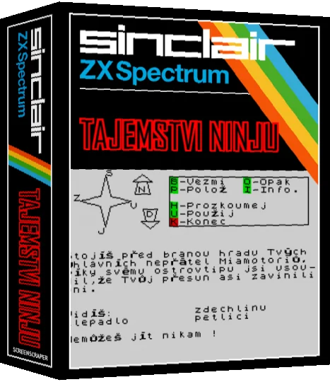 Tajemství ninjů — box-3D (SS)