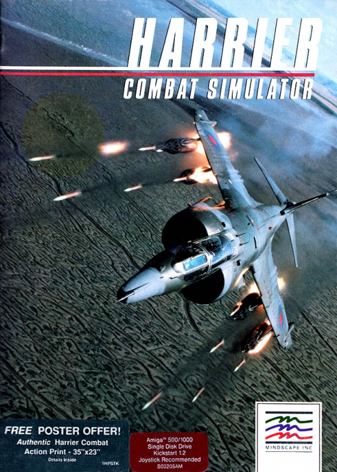 Harrier Combat Simulator box art