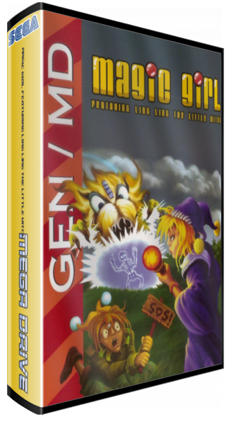 Magic Girl Featuring Ling Ling The Little Witch — box-3D (WOR)