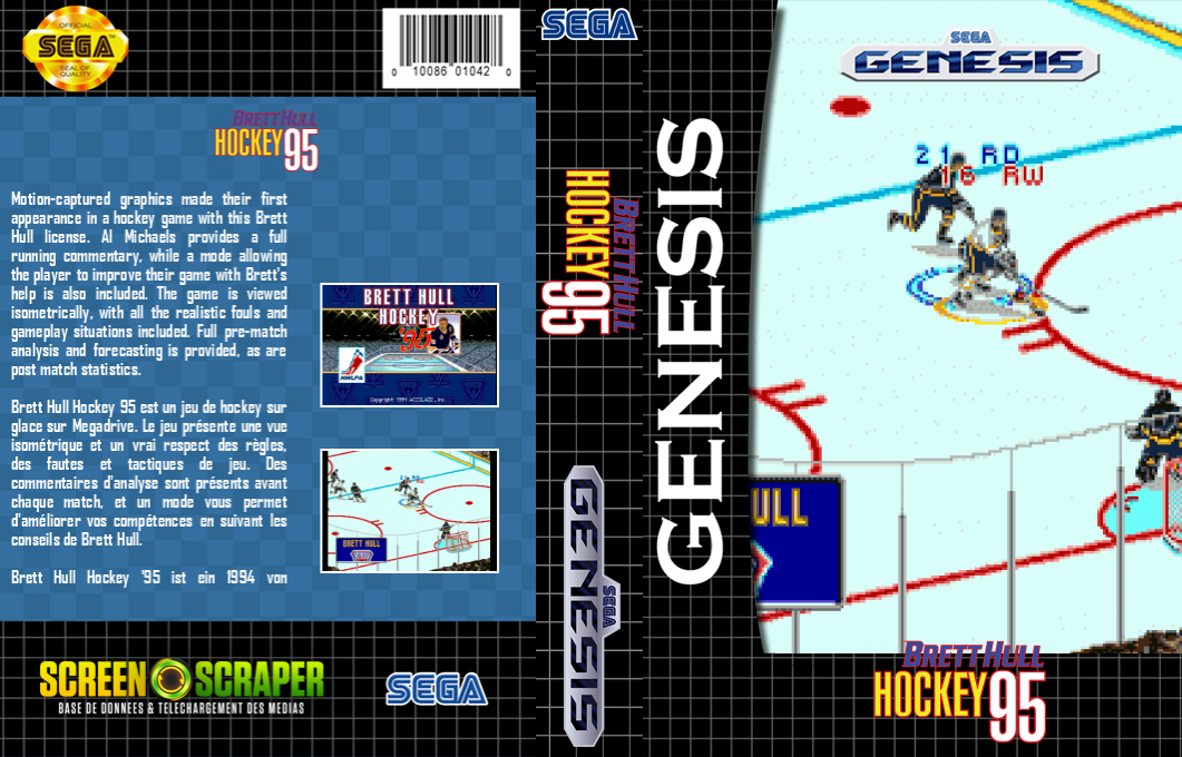 Brett Hull Hockey '95 — box-texture (SS)