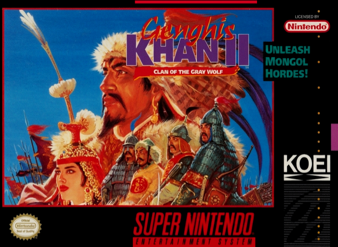 Genghis Khan II - Clan of the Gray Wolf box art