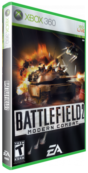 Battlefield 2 - Modern Combat — box-3D (US)
