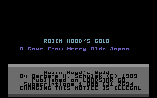 Robin Hood's Gold — sstitle (WOR)
