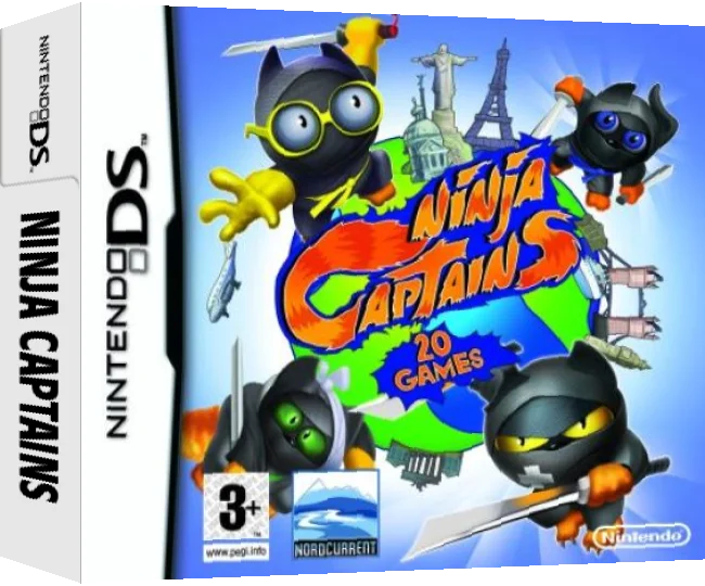 Ninja Captains — box-3D (EU)
