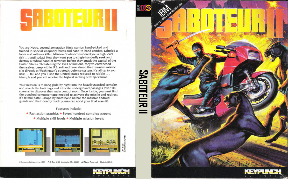 Saboteur 2 — box-texture (US)