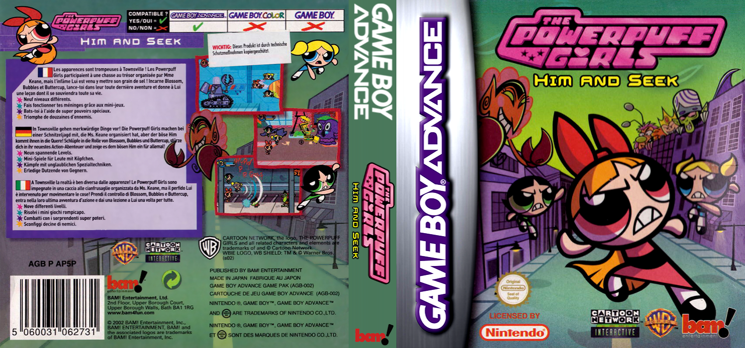 Powerpuff Girls, The - Him and Seek — box-texture (EU)