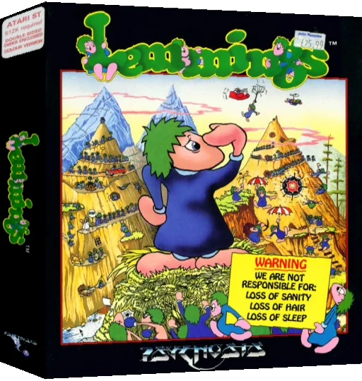Lemmings — box-3D (EU)