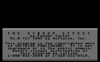 The Stroop Effect — sstitle (WOR)