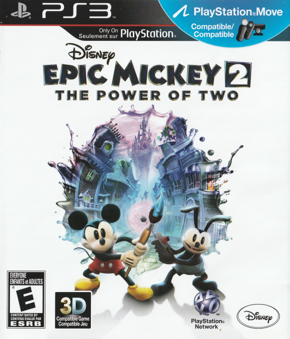 Disney Epic Mickey 2 - The Power of Two — box-2D (CA)